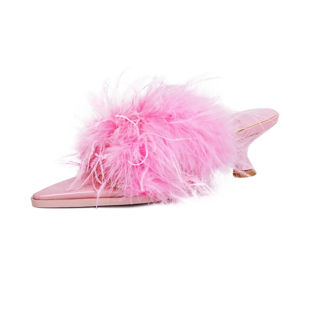 Peep Toe High Heel Party Sandals