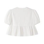 Ruched Puff Sleeve Top