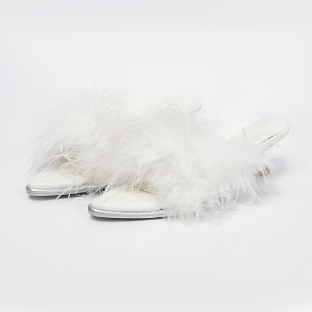 Peep Toe High Heel Party Sandals