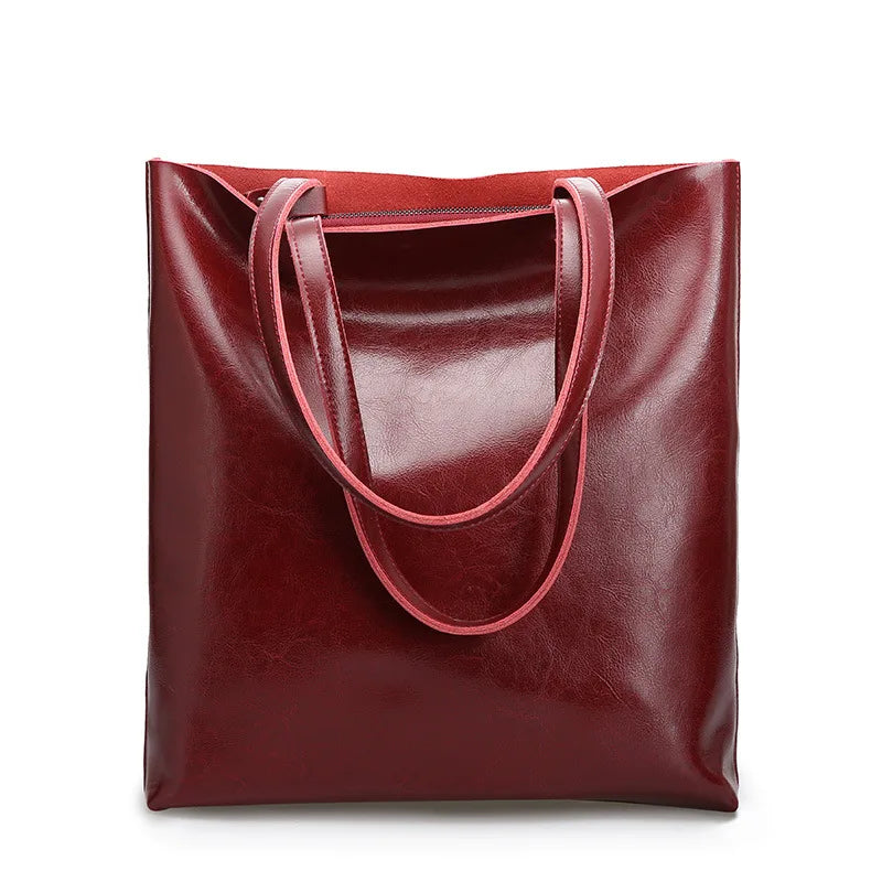 Genuine Leather Vintage Tote Bag