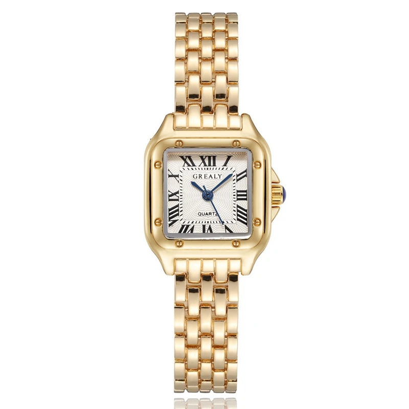 Elegant Square Quartz Women’s Watch