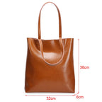 Genuine Leather Vintage Tote Bag