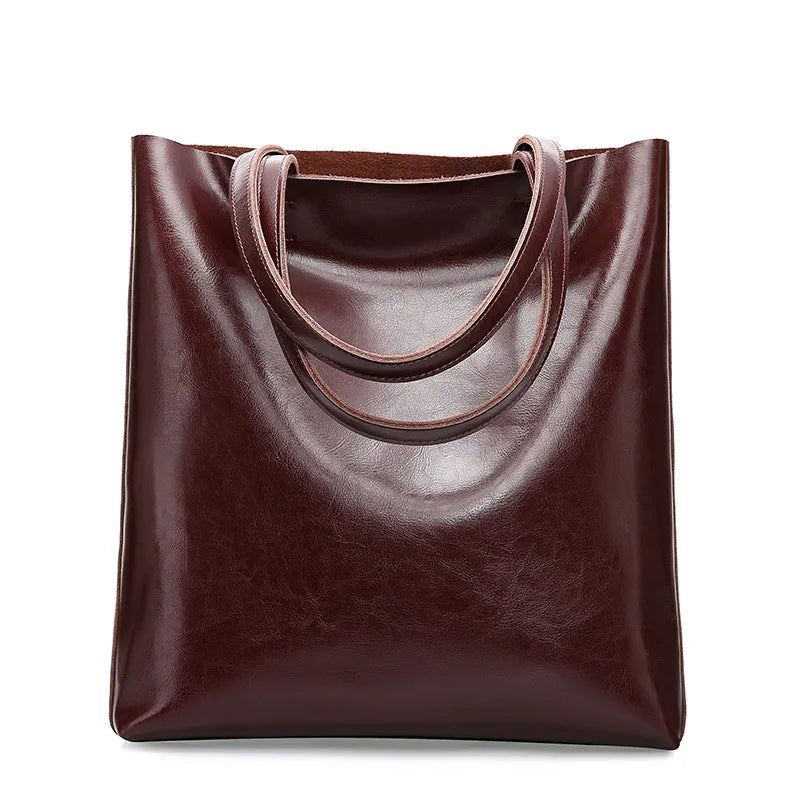 Genuine Leather Vintage Tote Bag