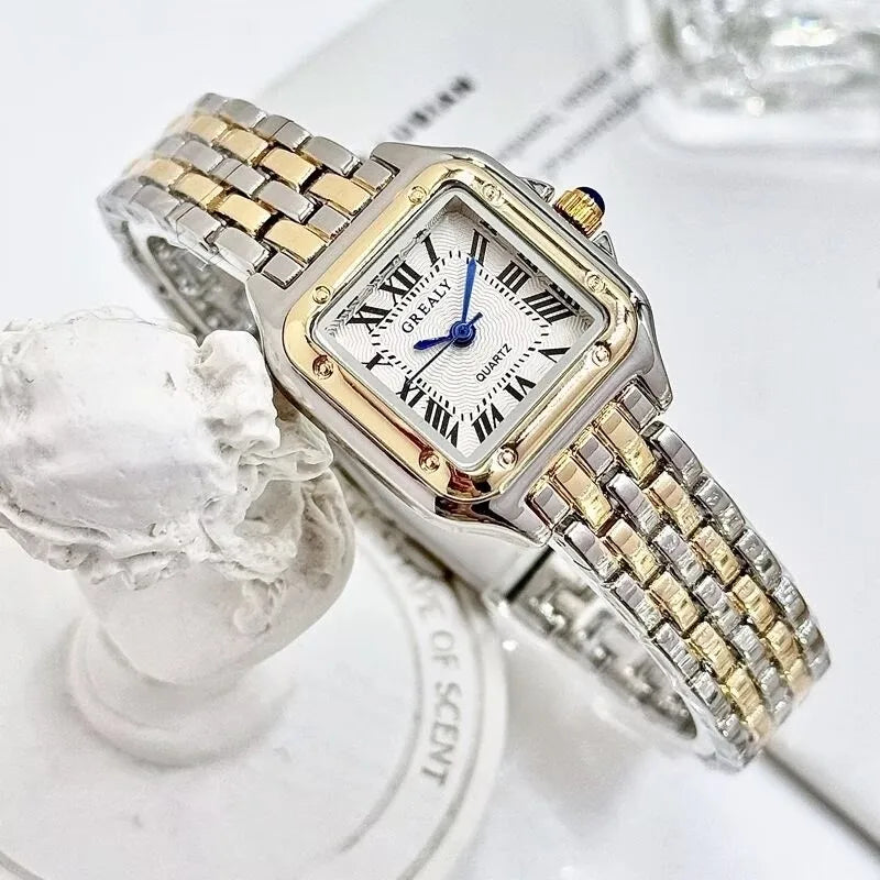 Elegant Square Quartz Women’s Watch