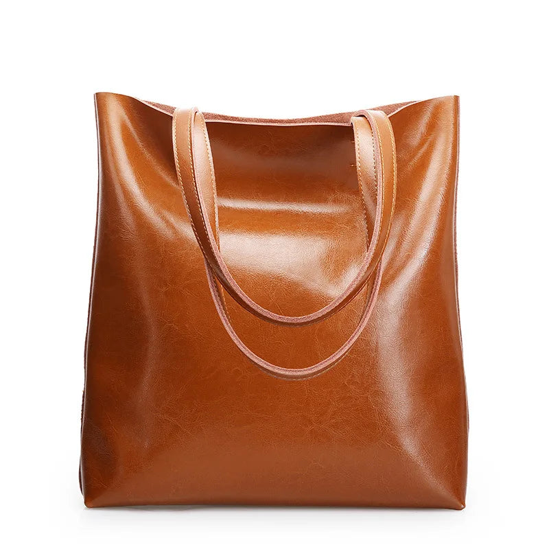 Genuine Leather Vintage Tote Bag