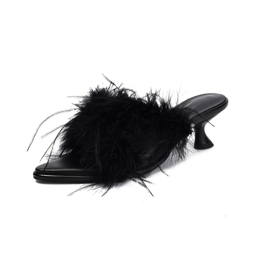 Peep Toe High Heel Party Sandals