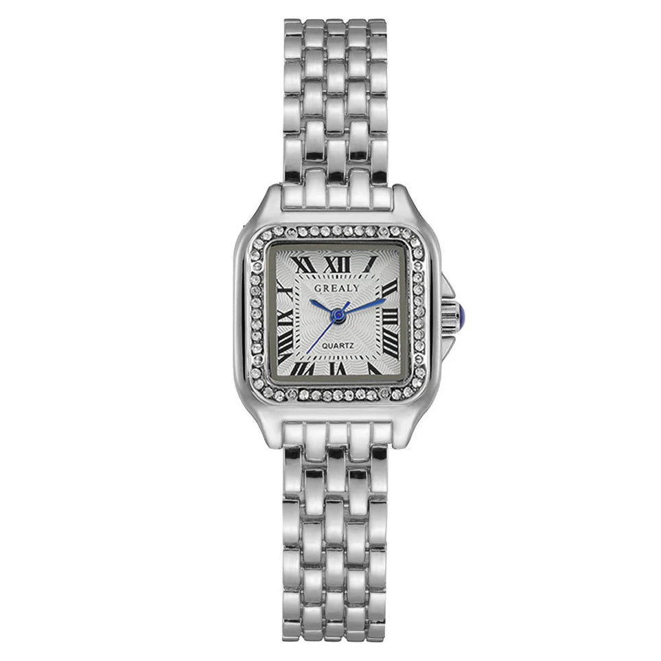 Elegant Square Quartz Women’s Watch