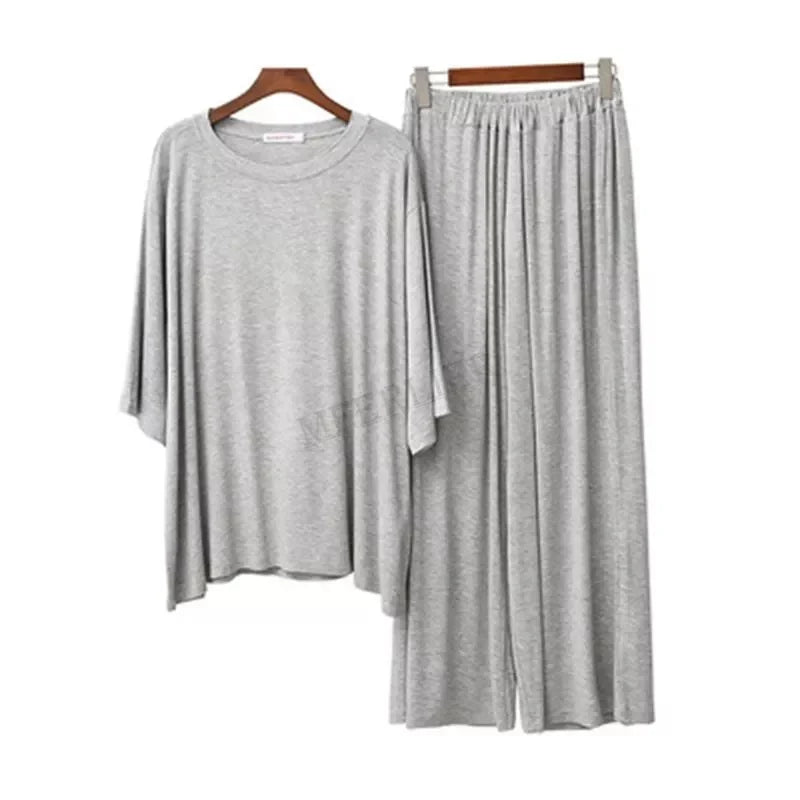 Plus Size Modal Summer Pajama Set