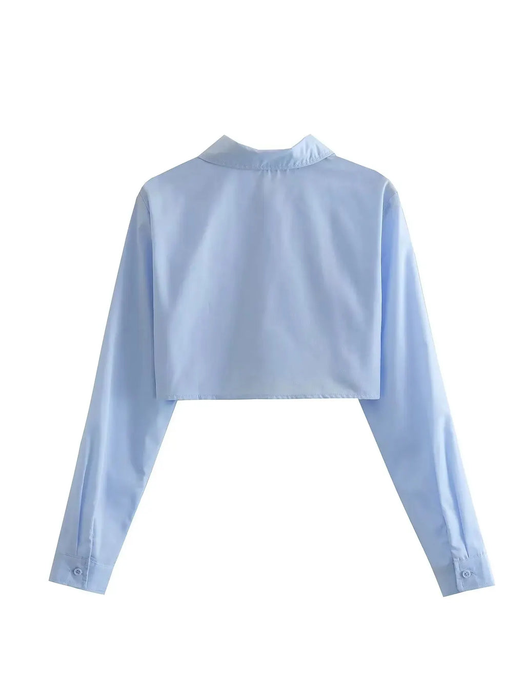 Pocket Design Smock Blouse