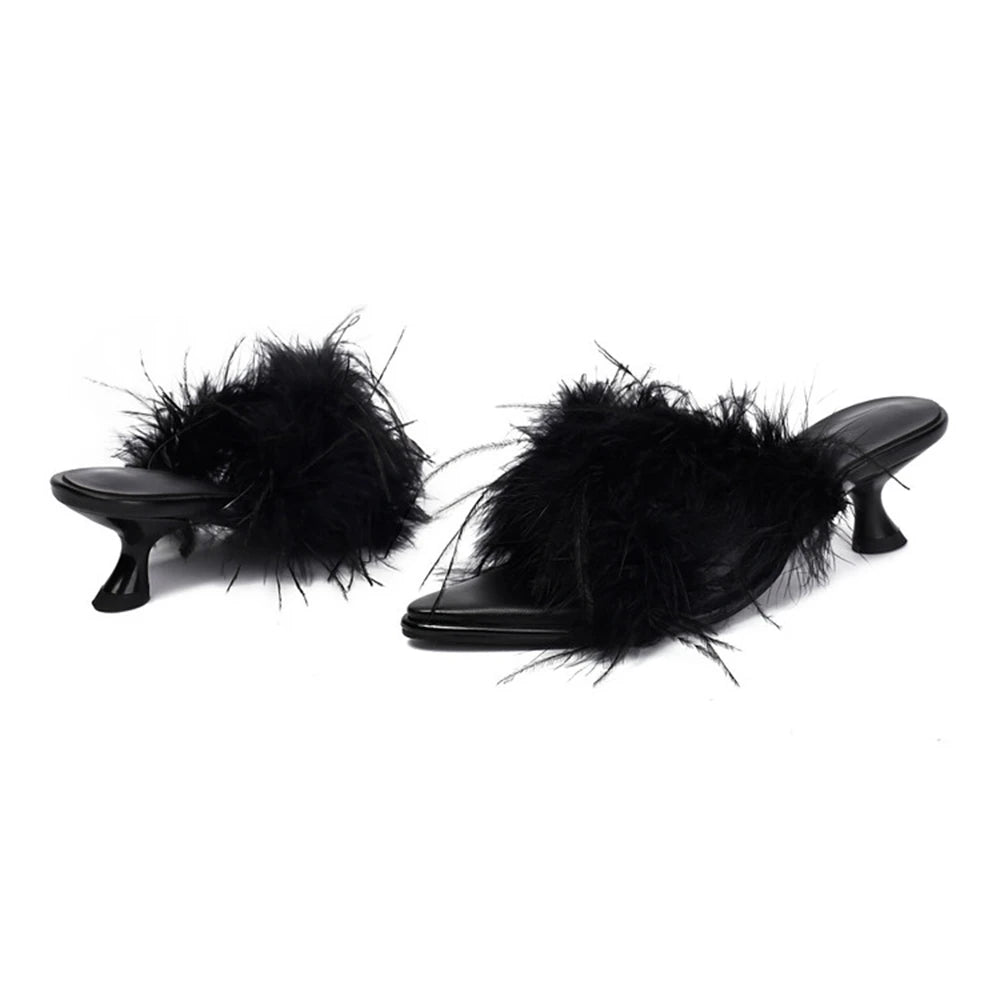 Peep Toe High Heel Party Sandals